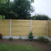 Pressure Treated Horizontal Barrel Board Panels in Concrete Posts & Concrete Gravel Boards Rochestown Ave